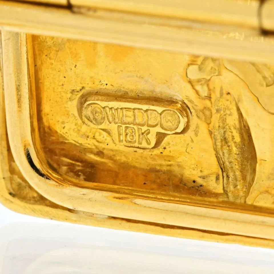 David Webb 18K Yellow Gold Money Clip Jewelry - The Back Vault