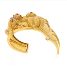 David Webb Platinum & 18K Yellow Gold Apes Bracelet - The Back Vault