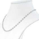 Platinum 26 Old European Cuts approx. 15 carats Necklace - The Back Vault