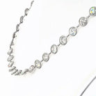 Platinum 26 Old European Cuts approx. 15 carats Necklace - The Back Vault