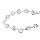 Platinum 26 Old European Cuts approx. 15 carats Necklace - The Back Vault