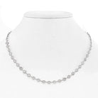 Platinum 26 Old European Cuts approx. 15 carats Necklace - The Back Vault