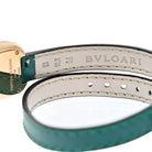 Bvlgari 18K Rose Gold Serpenti White Dial Leather Bracelet Diamond Women Watch - The Back Vault