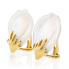 Tiffany & Co. 18K Yellow Gold Angela Cummings Mother Of Pearl Earrings - The Back Vault
