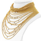 Cartier 18K Yellow Gold 34 Strand Draperie Diamond Necklace - The Back Vault