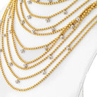 Cartier 18K Yellow Gold 34 Strand Draperie Diamond Necklace - The Back Vault