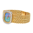 Tiffany & Co. 18K Yellow Gold Opal Dial Vintage Women Watch - The Back Vault
