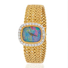 Tiffany & Co. 18K Yellow Gold Opal Dial Vintage Women Watch - The Back Vault