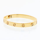 Cartier Love 18K Yellow Gold Love Bangle Size 16 Bracelet - The Back Vault