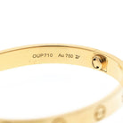 Cartier Love 18K Yellow Gold Love Bangle Size 16 Bracelet - The Back Vault