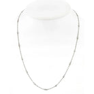 Platinum 0.50cttw Round Diamond By The Yard Necklace - The Back Vault