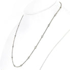 Platinum Old Mine Diamond By The Yard Chain 2.75cttw Necklace - The Back Vault