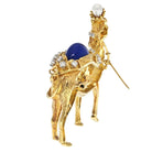 Tiffany & Co. Schlumberger Platinum & 18K Yellow Gold Camel Brooch - The Back Vault