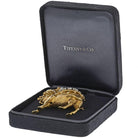 Tiffany & Co. Schlumberger Platinum & 18K Yellow Gold Camel Brooch - The Back Vault
