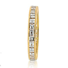 Tiffany & Co. 18K Yellow Gold 3.00cttw Asscher Cut Diamond Eternity Eternity Band - The Back Vault