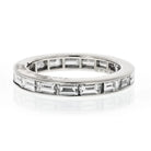 Van Cleef & Arpels Platinum 2.50cttw Baguette Diamond Eternity Eternity Band - The Back Vault