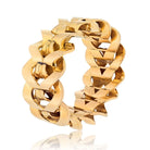Bvlgari 18K Rose Gold Heavy Link Weave Bracelet - The Back Vault