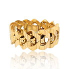 Bvlgari 18K Rose Gold Heavy Link Weave Bracelet - The Back Vault