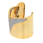 Cartier Platinum & 18K Yellow Gold 5.75cttw Diamond Cuff Bracelet - The Back Vault