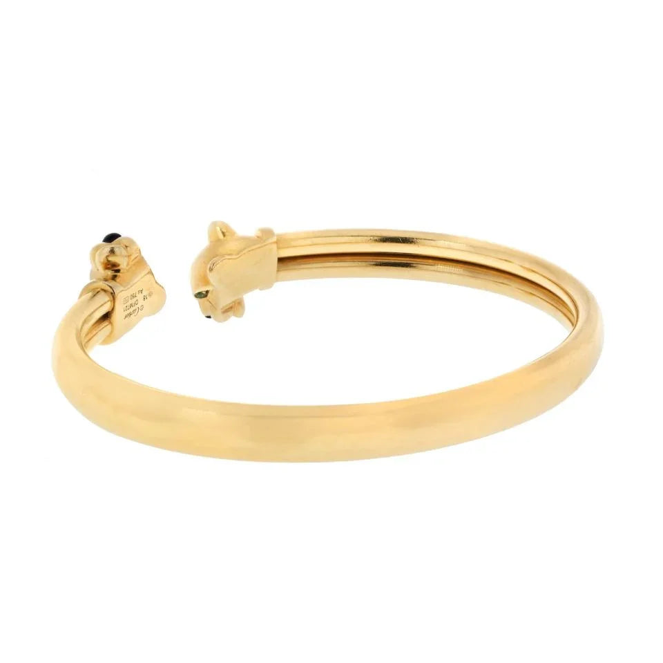 Cartier 18K Yellow Gold Double Head Panthere Bracelet - The Back Vault