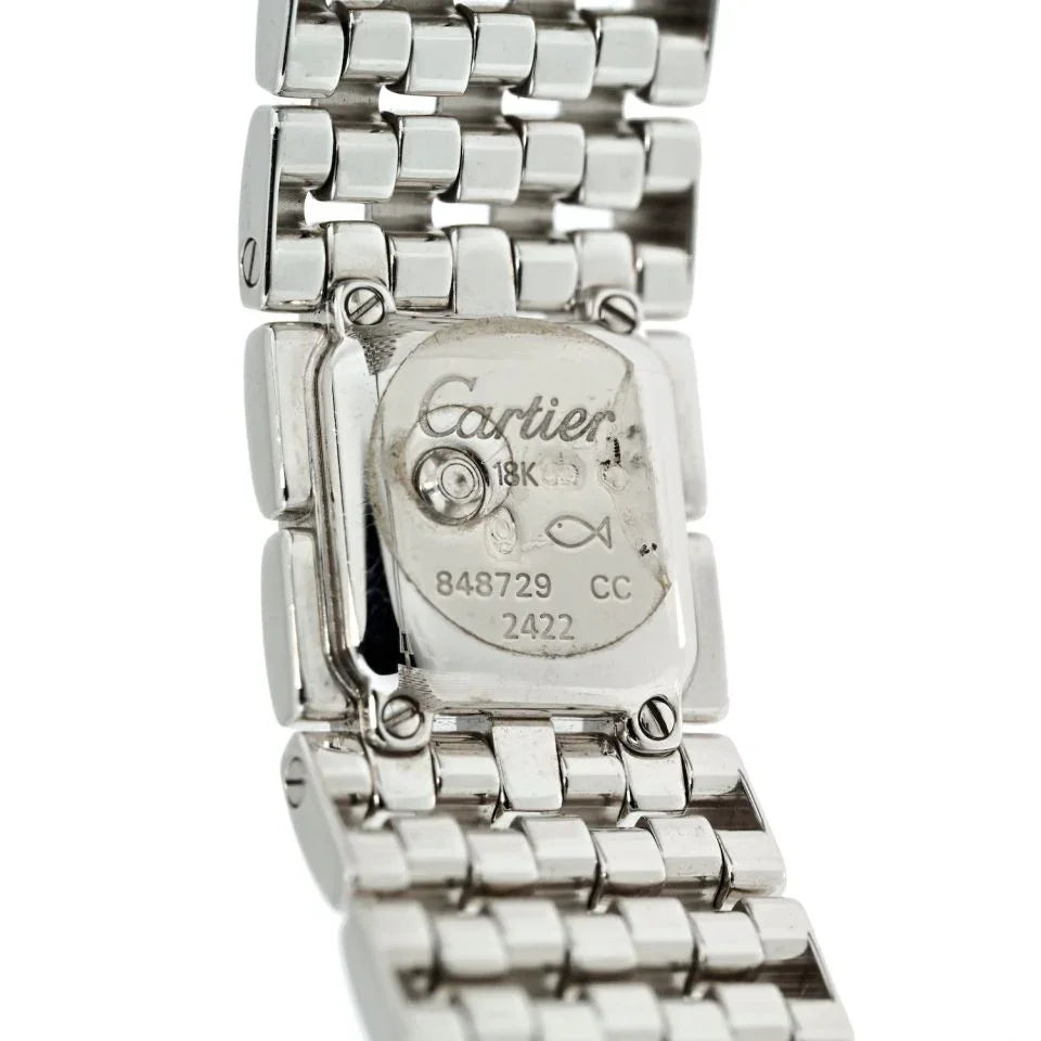 Cartier Panthere 2422 18K White Gold Diamond Ladies Watch - The Back Vault