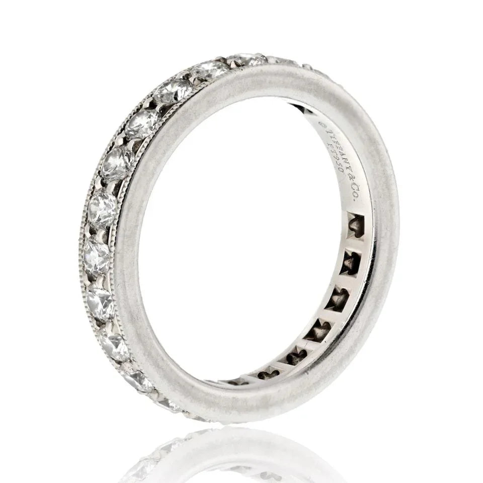 Tiffany & Co. Legacy Platinum 1.50cttw Round Diamond Ring - The Back Vault