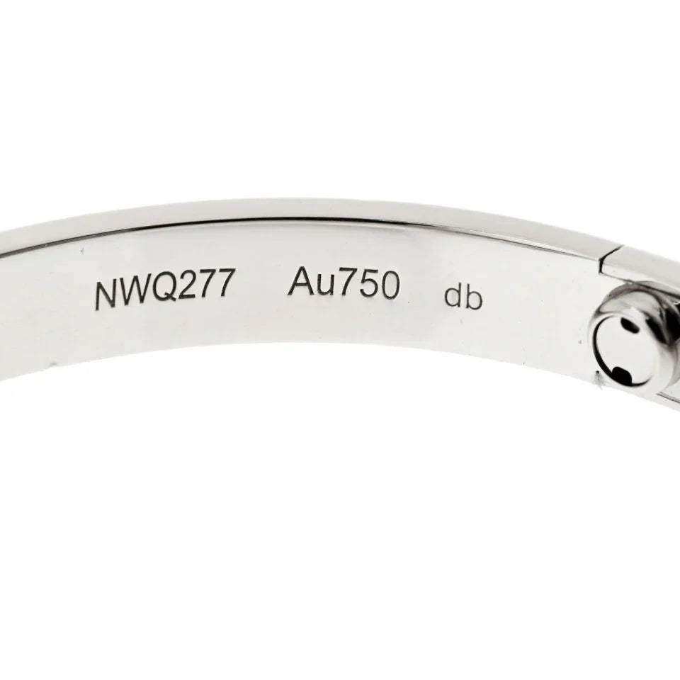 Cartier Love 18K White Gold Love Size 18 Bracelet - The Back Vault