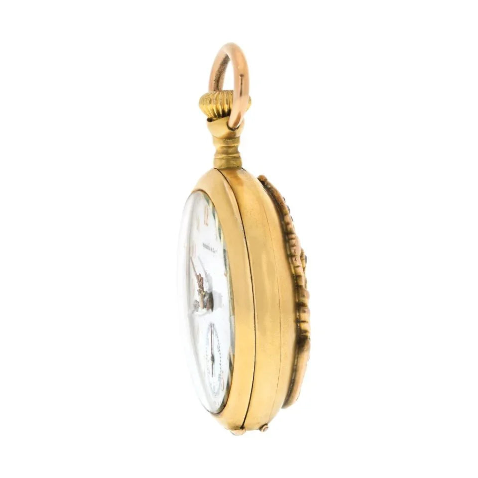 Marcus & Co. 18K Yellow Gold Victorian Pocket Women Watch - The Back Vault