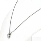Cartier Platinum 0.80cttw Round Diamond Solitaire Necklace - The Back Vault