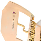 Roberto Coin 18K Yellow Gold Diamond Belt Buckle Bracelet - The Back Vault