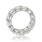 Platinum 13.32cttw GIA Certified Asscher Cut Diamond Eternity Band - The Back Vault