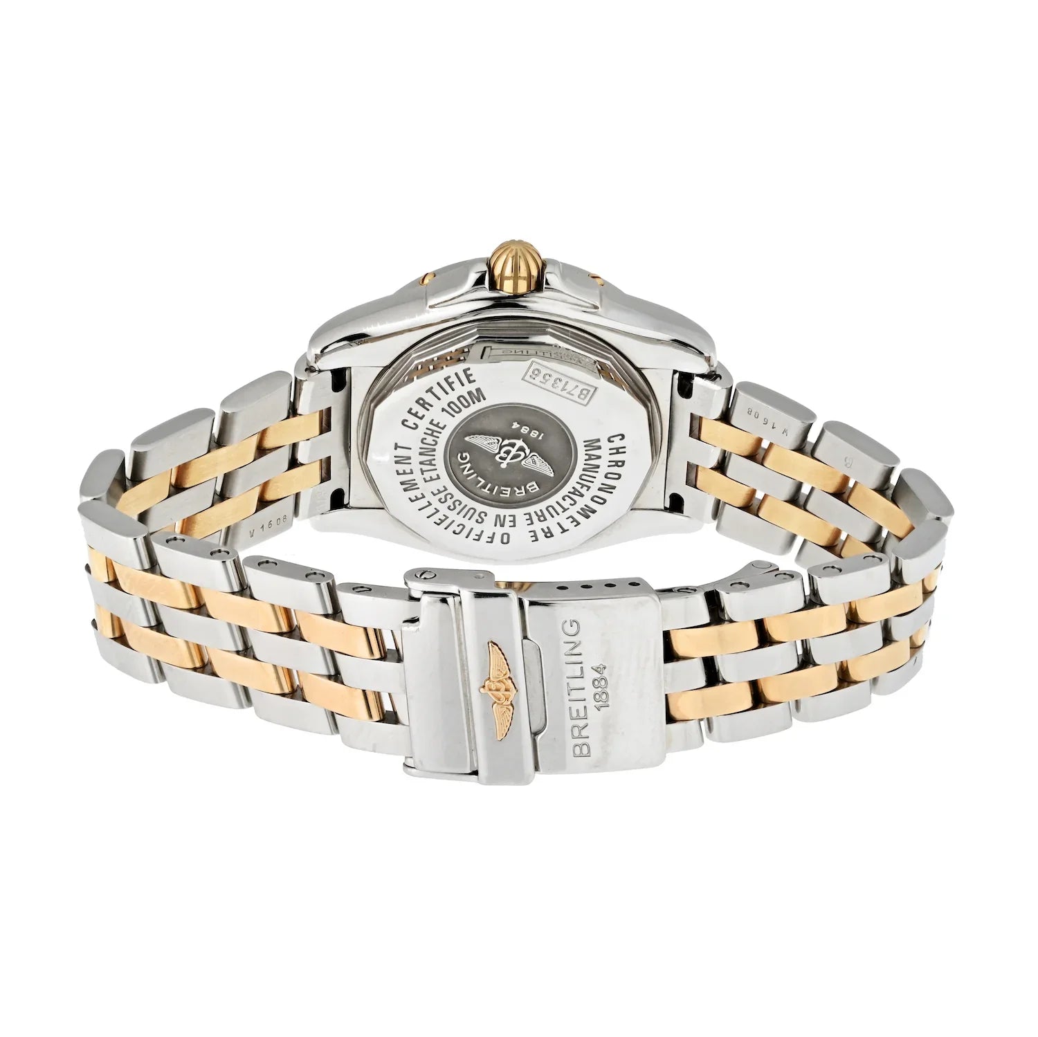 Breitling Starliner Mother Of Pearl Diamond Bezel Watch - The Back Vault