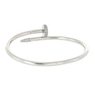 Cartier Juste Un Clou 18K White Gold Size 18 Bracelet - The Back Vault