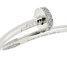 Cartier Juste Un Clou 18K White Gold Size 18 Bracelet - The Back Vault