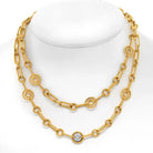 Roberto Coin 18K Yellow Gold 30 inches Long Twisted Link Necklace - The Back Vault