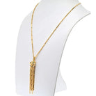 Cartier 18K Yellow Gold Panthere Long Tassel Necklace - The Back Vault