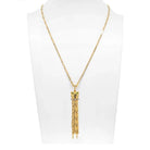 Cartier 18K Yellow Gold Panthere Long Tassel Necklace - The Back Vault