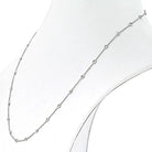 Platinum 1.96cttw Round Diamond By The Yard Diamonds by the Yard Necklace - The Back Vault