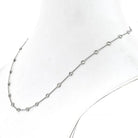Platinum 2.44cttw Round Diamond By The Yard Diamonds by the Yard Necklace - The Back Vault