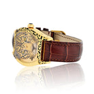 Cartier Tortue Panthère Face Limited Edition Enamel and Yellow Gold Women Wristwatch - The Back Vault
