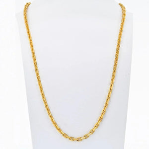 Boucheron 18K Yellow Gold Link Chain 35 Inches Necklace