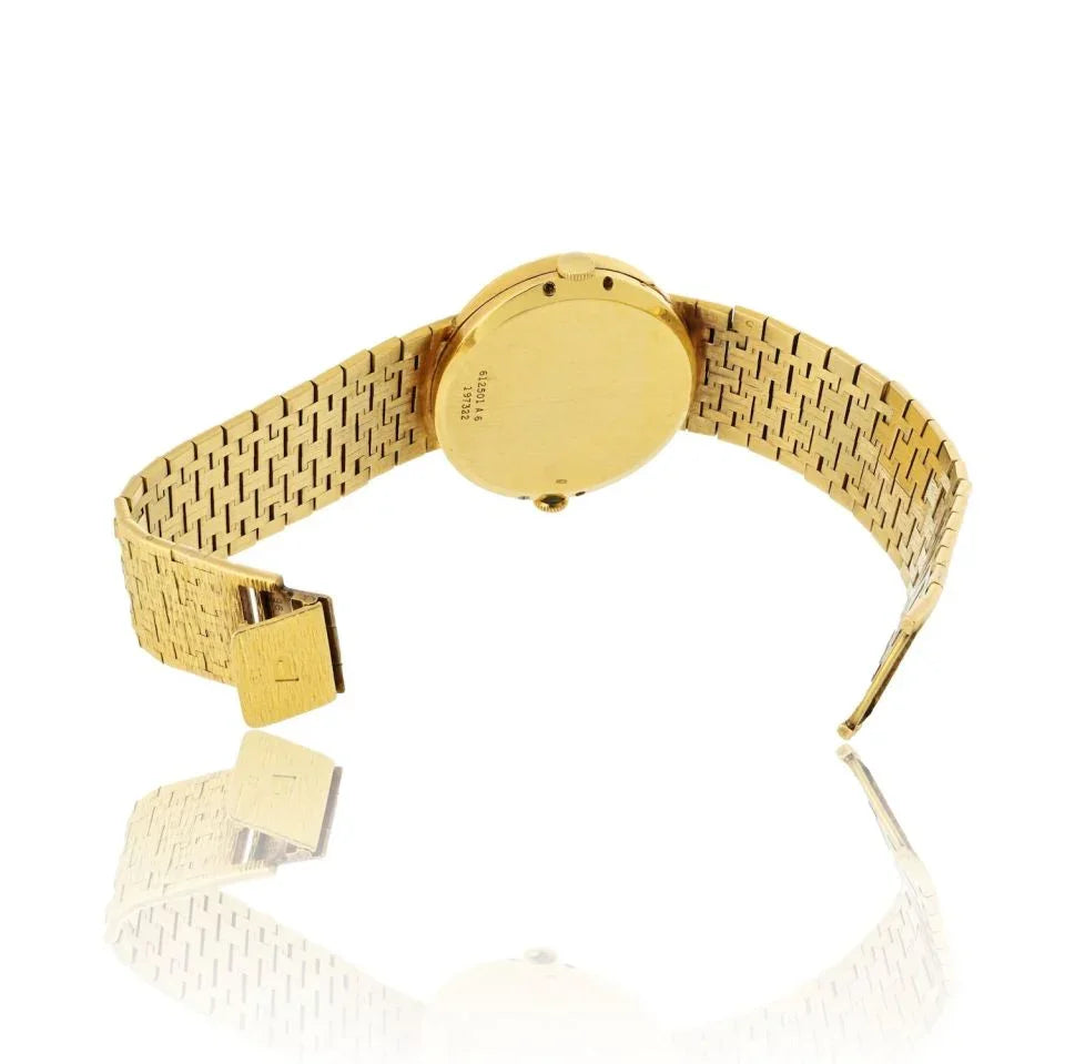 Piaget 18K Yellow Gold Twin Time Circa 1970's Watch - The Back Vault