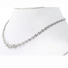 18K White Gold 10.58 Diamond Choker Necklace - The Back Vault