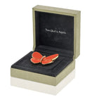 Van Cleef & Arpels Platinum & 18K Yellow Gold Coral Papillon Butterfly Brooch - The Back Vault