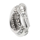 Cartier Platinum 8.00cttw Diamond Huggie With Round And Baguette Earrings - The Back Vault