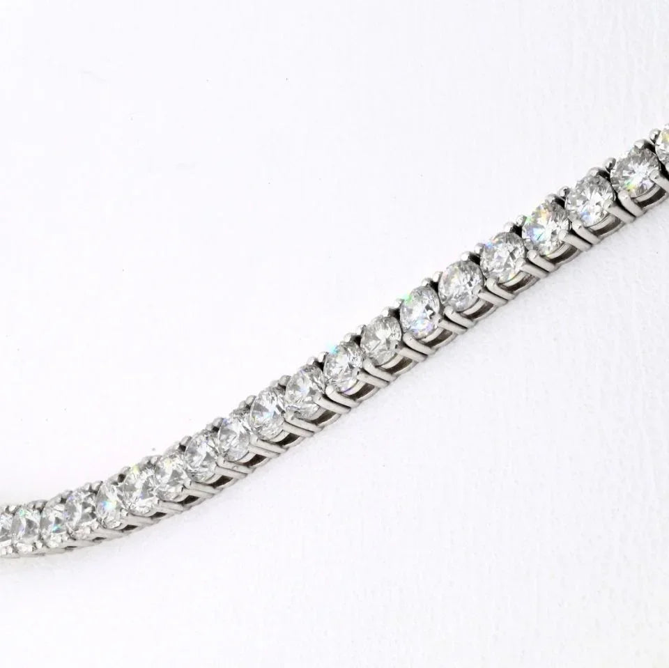 15.45cttw Round Diamond Riviera Necklace - The Back Vault