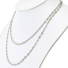 Platinum Diamond By The Yard 36 Inches Chain Necklace - The Back Vault