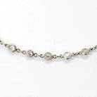 Platinum Diamond By The Yard 36 Inches Chain Necklace - The Back Vault