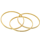 Cartier 18K Yellow Gold Trinity Diamond Slip On Bracelet - The Back Vault