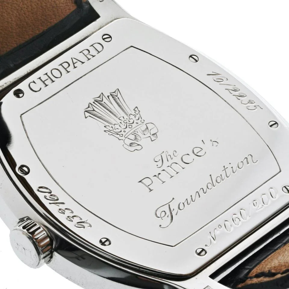 Chopard 18K White Gold 16/2235 The Prince's Foundation Men Watch - The Back Vault